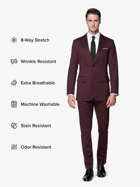 xSuit 5.0 TechWool Limited Edition - Burgundy